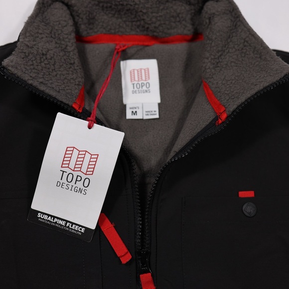Topo Designs Mens Subalpine Fleece Jacket - Picture 4 of 7